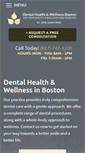 Mobile Screenshot of dentalhealthandwellnessboston.com